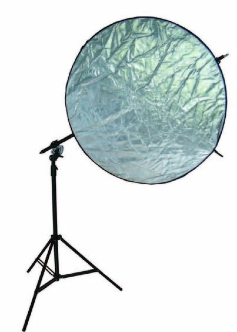 Bresser BR-RH400 Light Stand with Swivel Arm and Reflector Holder - Adjustable Photography Support