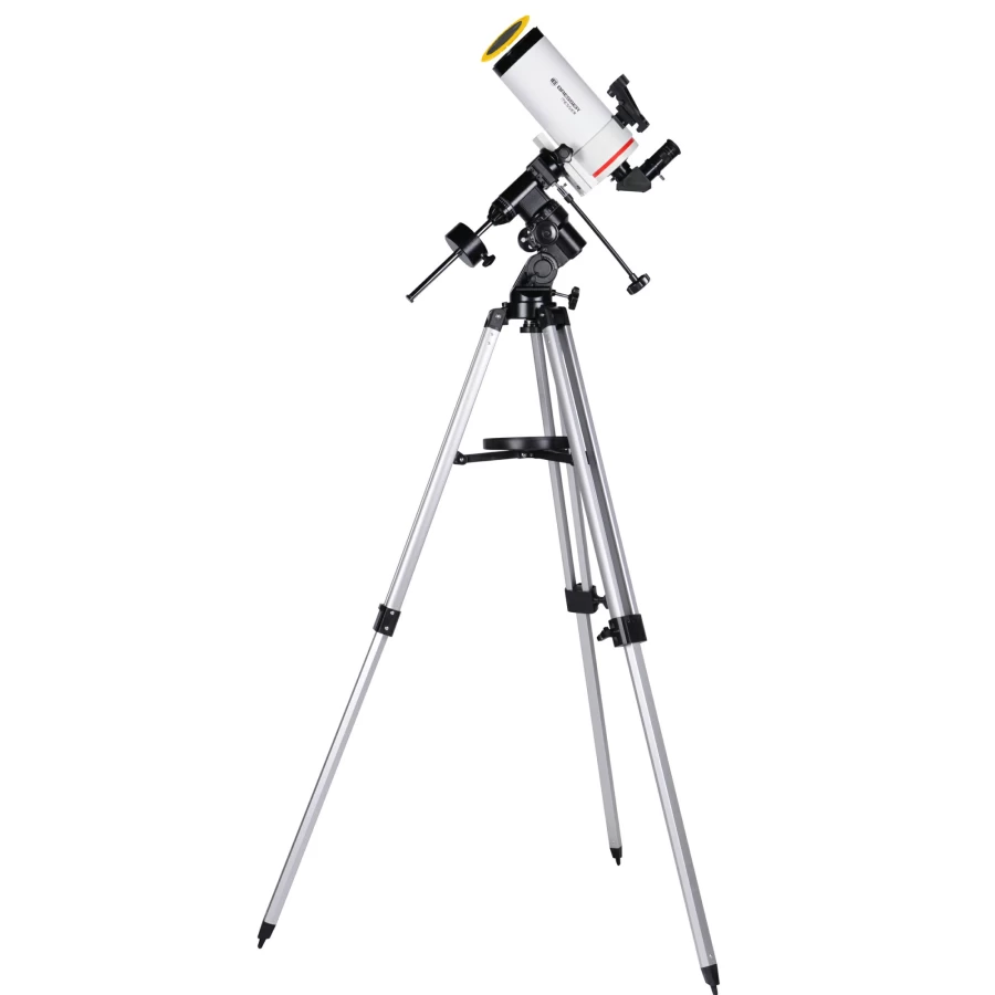 Bresser Messier MC-100/1400 EQ3 Maksutov-Cassegrain Telescope with Smartphone Adapter, Solar Filter, and EQ3 Mount for Astronomy