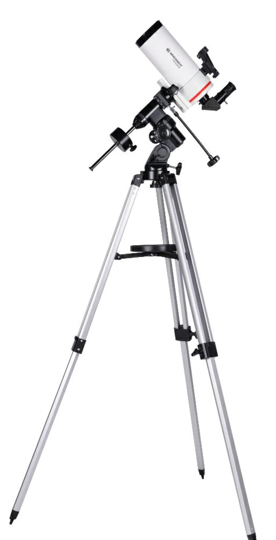 Bresser Messier MC-100/1400 EQ3 Maksutov-Cassegrain Telescope with Smartphone Adapter, Solar Filter, and EQ3 Mount for Astronomy