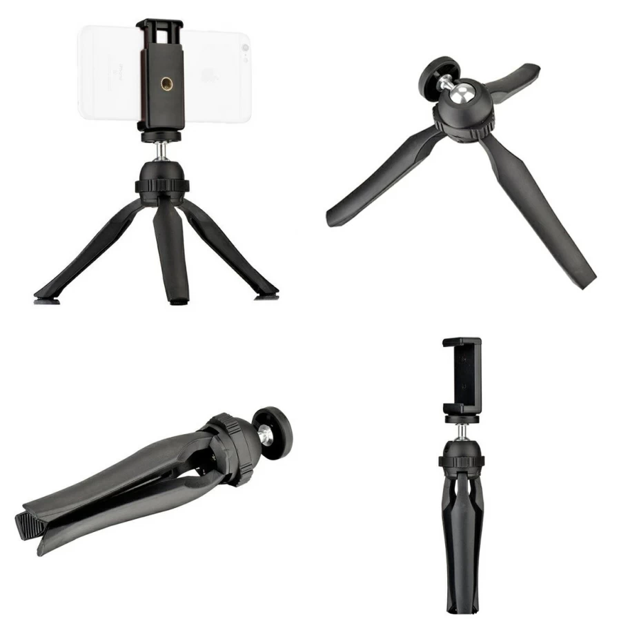 Bresser S060Mt Pocketpod Compact Smartphone Tripod with Remote Shutter - Portable Phone Stand for Stable Photography & Video Recording