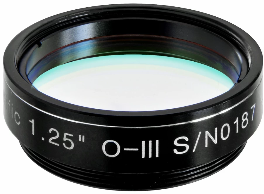 Bresser 1.25" O-III Nebula Filter for Telescopes - Enhance Deep Sky Views with Explore Scientific Quality