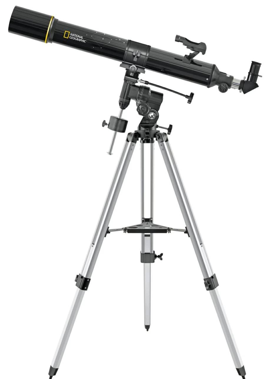 Bresser National Geographic 90/900 EQ3 Refractor Telescope for Astronomy Observation