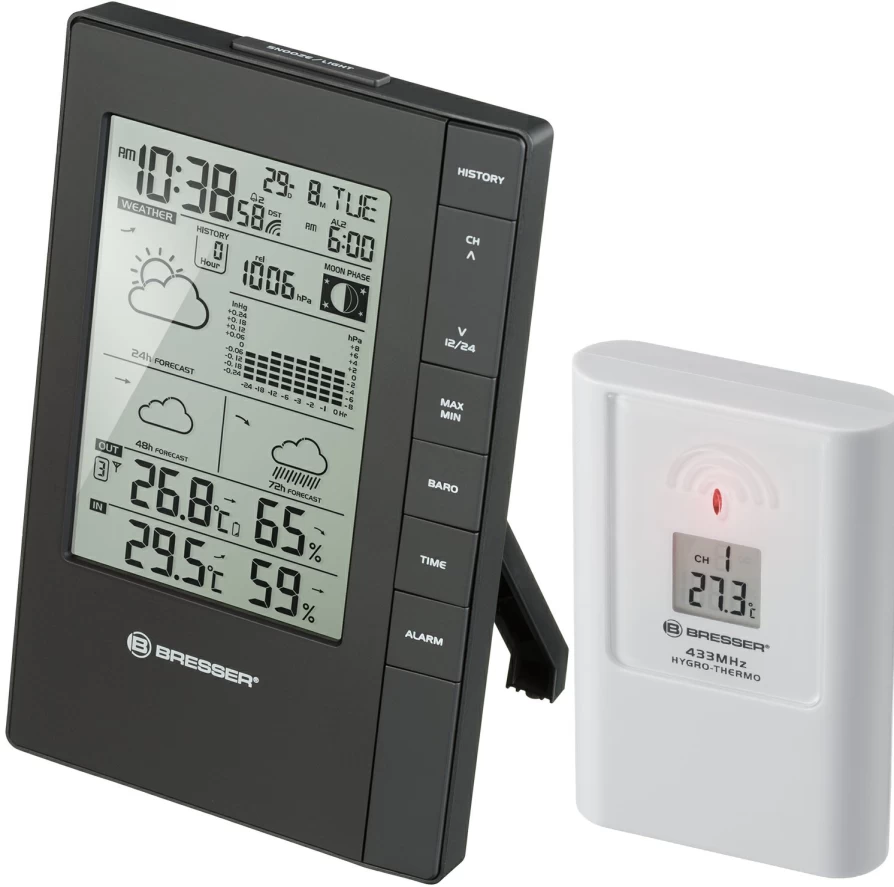 Bresser Tendence FSX Wireless Weather Station with 3-Day Forecast & Temperature Humidity Monitoring