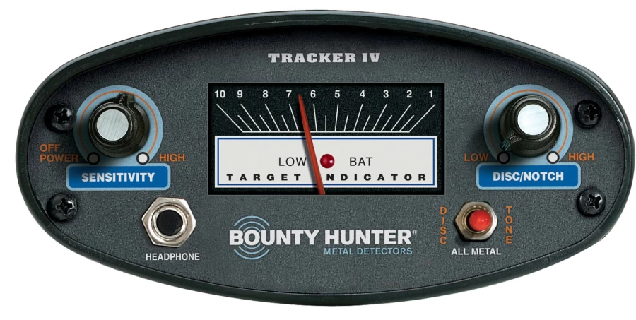 Bresser Bounty Hunter Tracker IV Metal Detector - Professional Gold & Treasure Hunting Tool with Advanced Detection Technology