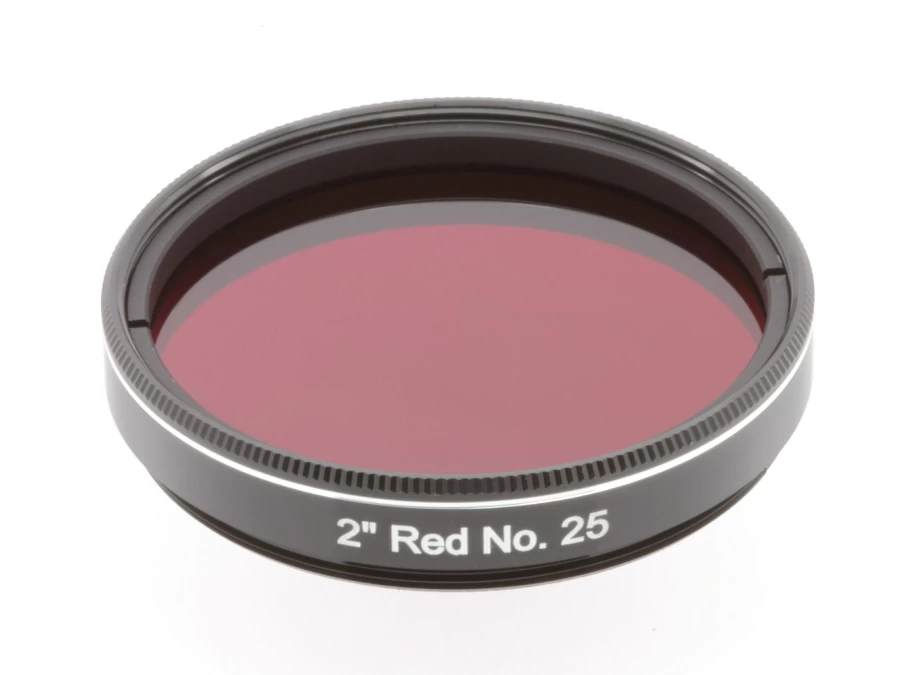 Bresser 2 Inch Red No.25 Filter - Explore Scientific Astronomy Accessory