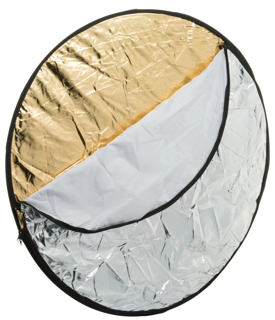 Bresser BR-TR2 110cm 7-in-1 Collapsible Photo Studio Kit - Diffuser, Reflector & Background for Professional Photography