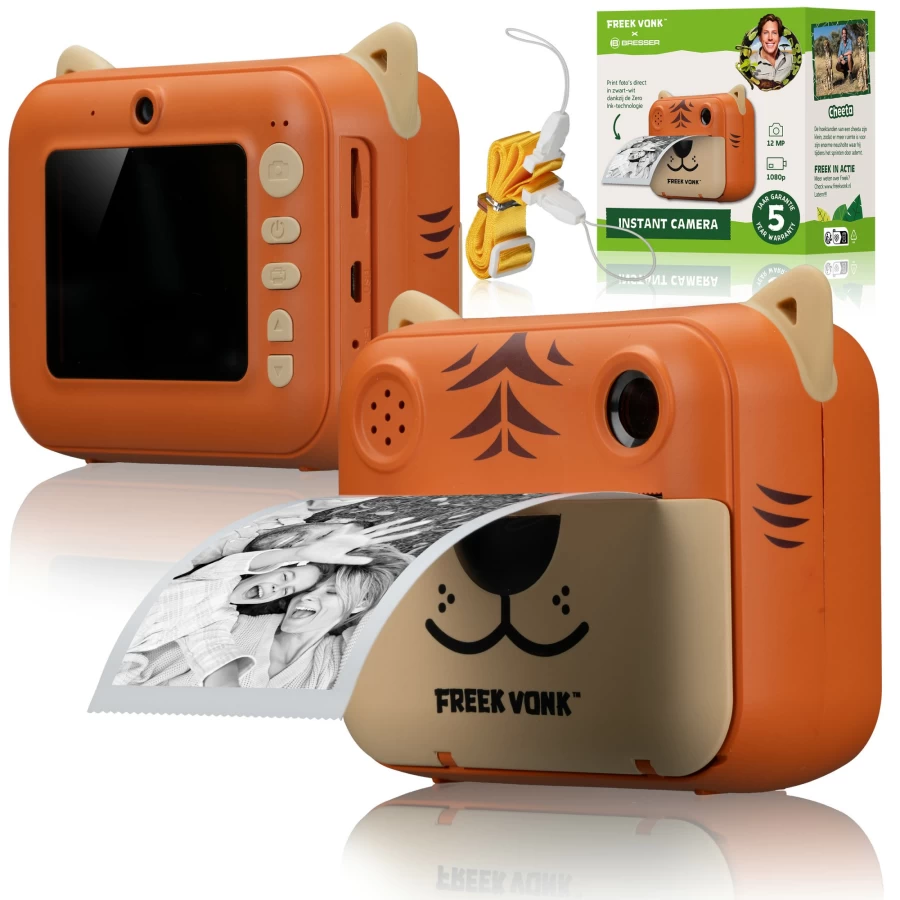 Bresser Freek Vonk Instant Camera for Kids – Portable & Easy-to-Use Children’s Camera